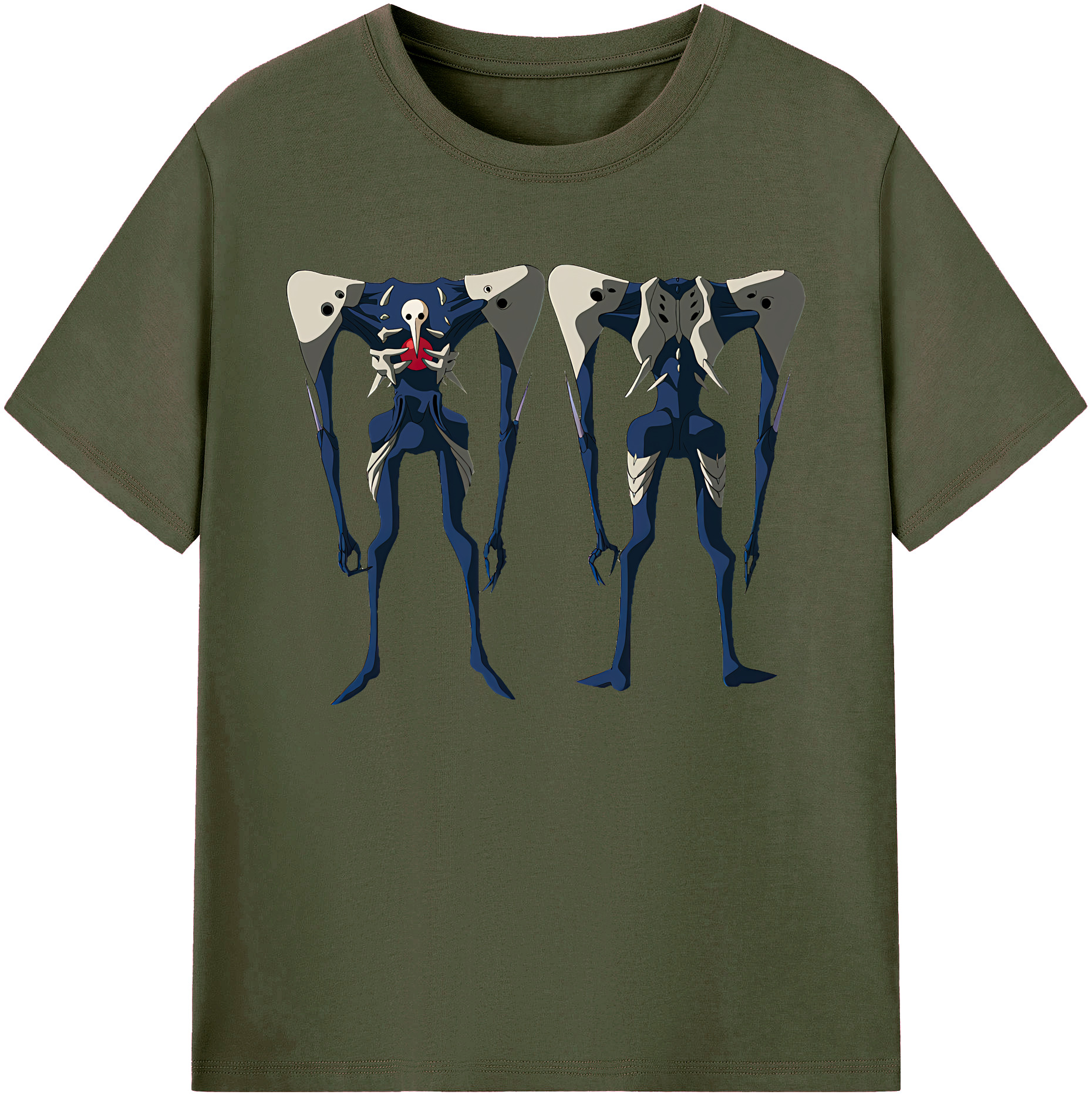 （画像用） EVA 新世紀エヴァンゲリオン 綿100％ メンズ半袖Tシャツ｜肌触りやわらか＆通気性